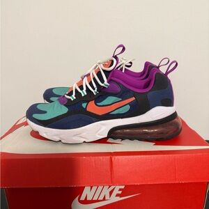 Nike Air Max 270 React GS - Blue and Black
